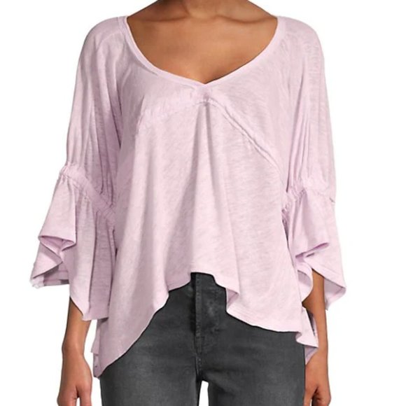 Free People Sand Storm Top Flounce Ethereal Size XSmall NWT - Picture 3 of 14